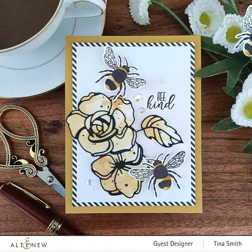 Altenew Mini Delight Mini Delight: Bee Kind Stamp & Die Set