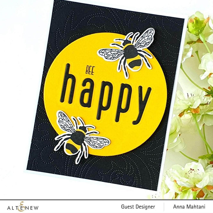 Altenew Mini Delight Mini Delight: Bee Kind Stamp & Die Set