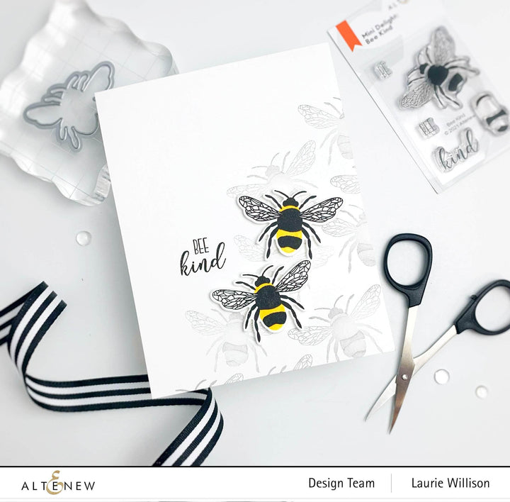 Altenew Mini Delight Mini Delight: Bee Kind Stamp & Die Set