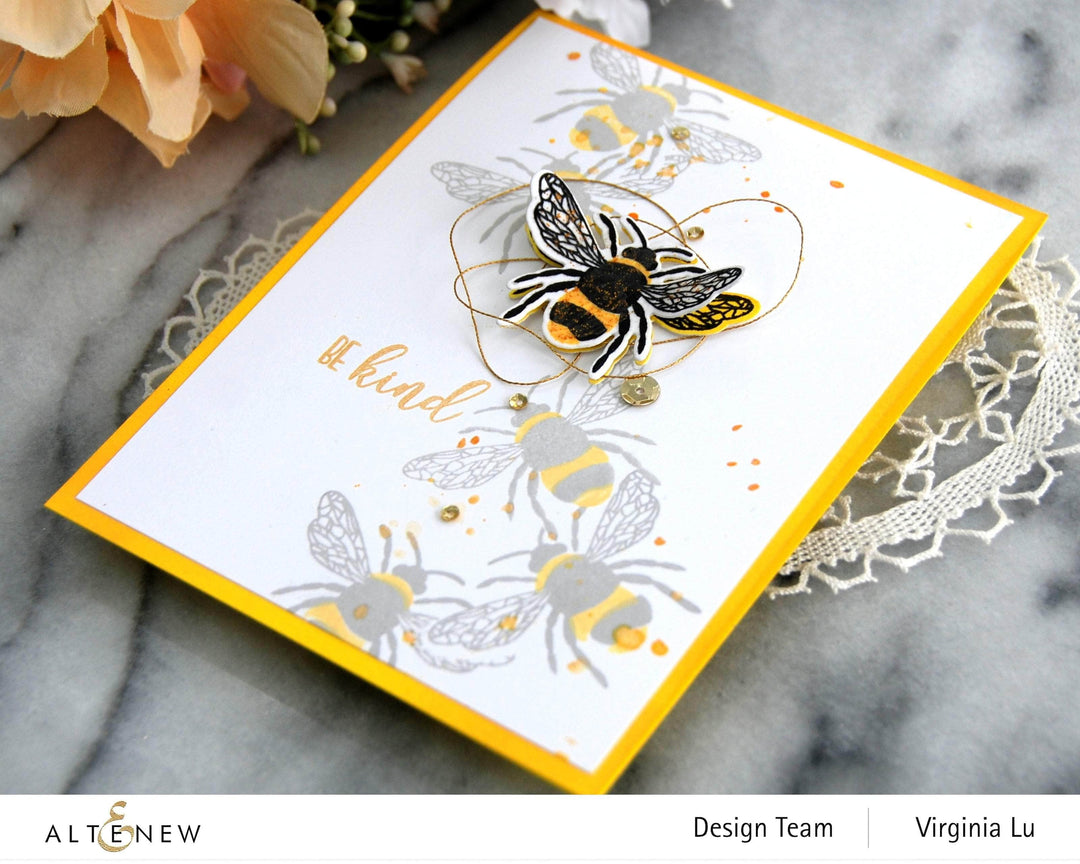 Altenew Mini Delight Mini Delight: Bee Kind Stamp & Die Set