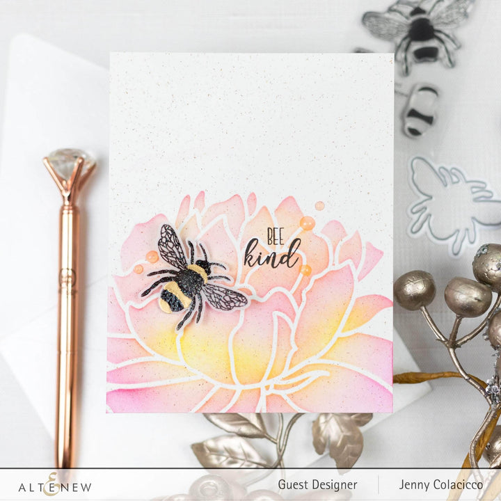 Altenew Mini Delight Mini Delight: Bee Kind Stamp & Die Set