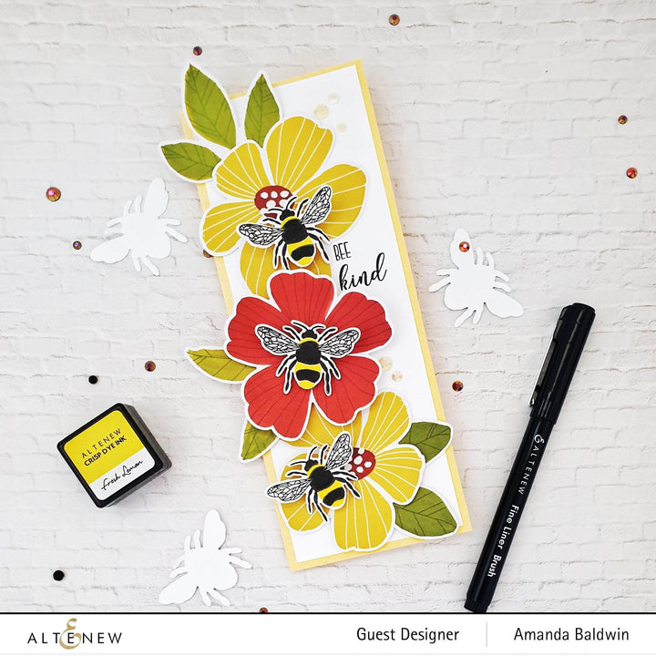 Altenew Mini Delight Mini Delight: Bee Kind Stamp & Die Set