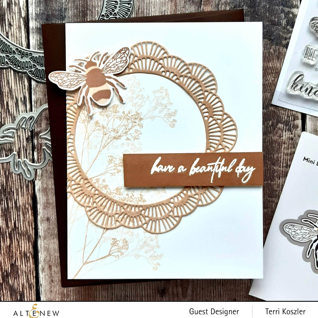 Altenew Mini Delight Mini Delight: Bee Kind Stamp & Die Set