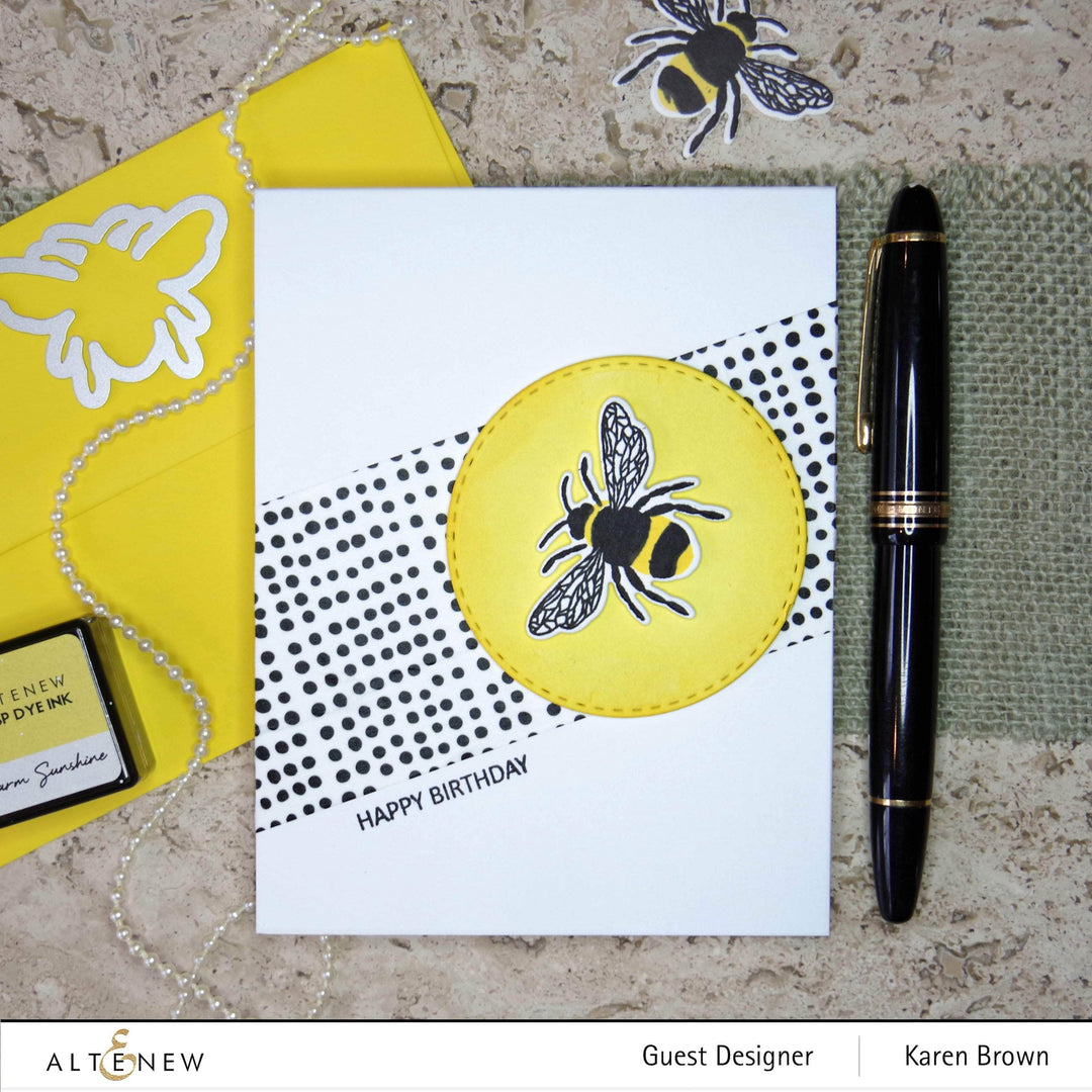 Altenew Mini Delight Mini Delight: Bee Kind Stamp & Die Set