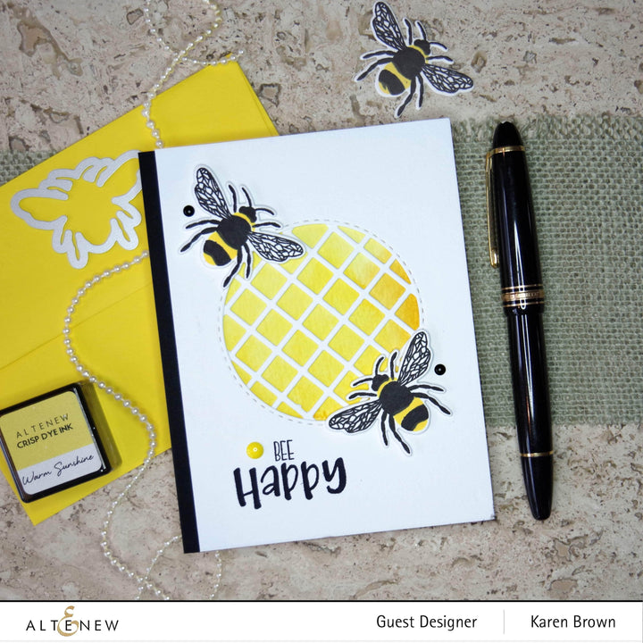 Altenew Mini Delight Mini Delight: Bee Kind Stamp & Die Set