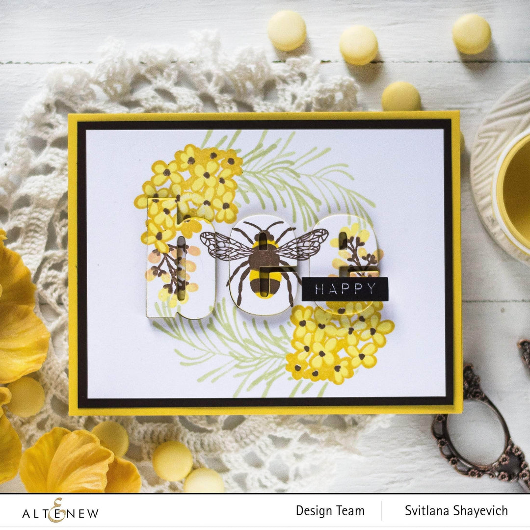 Altenew Mini Delight Mini Delight: Bee Kind Stamp & Die Set