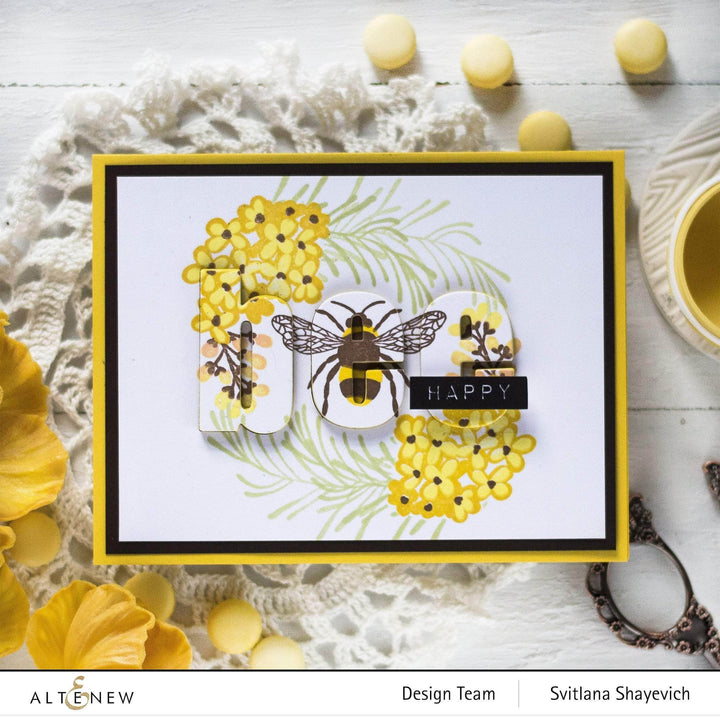 Altenew Mini Delight Mini Delight: Bee Kind Stamp & Die Set