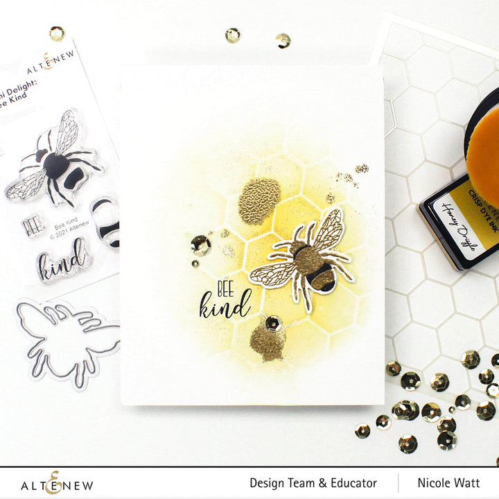 Altenew Mini Delight Mini Delight: Bee Kind Stamp & Die Set