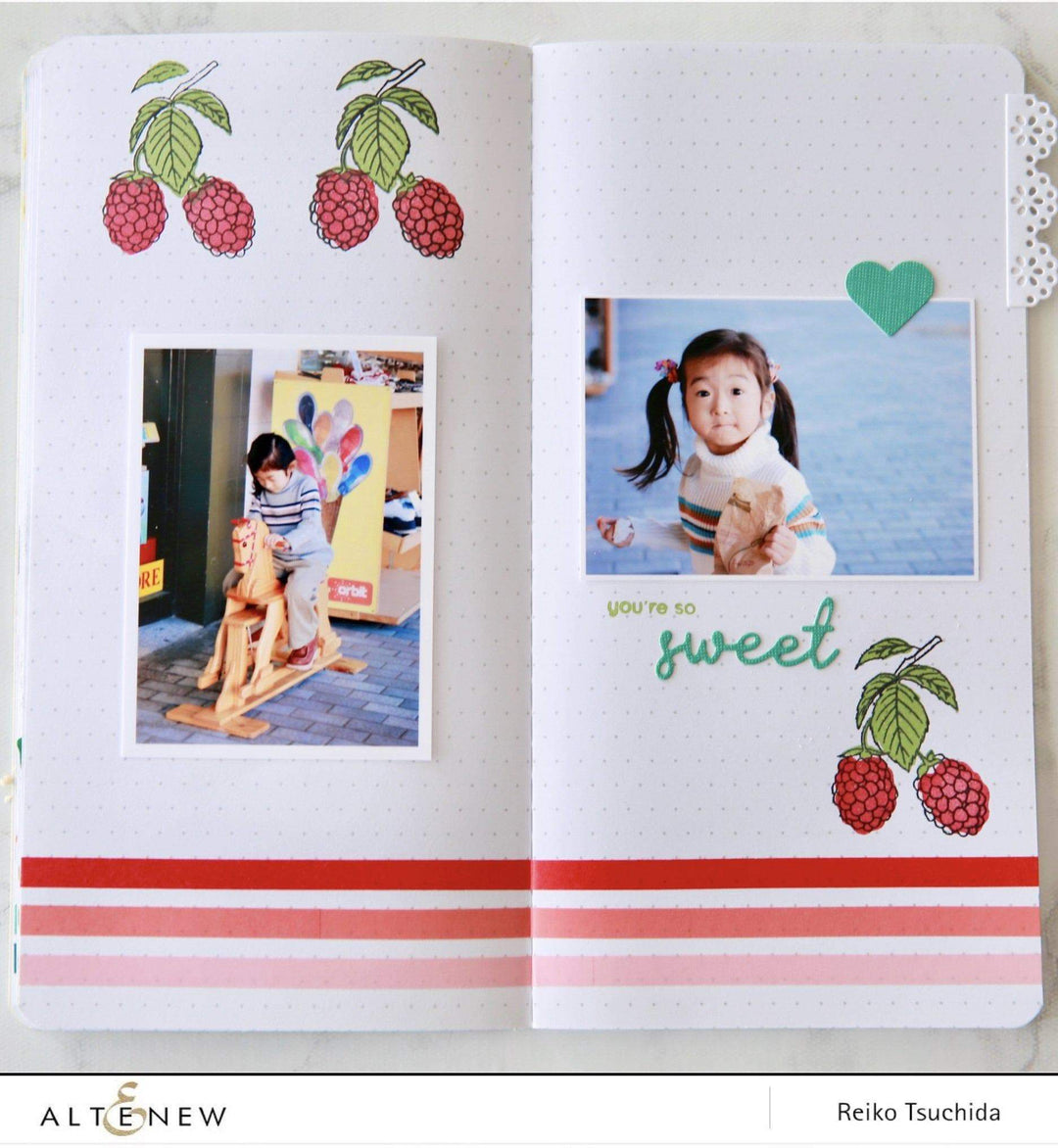 Altenew Mini Delight Mini Delight: Berry Sweet Stamp & Die Set