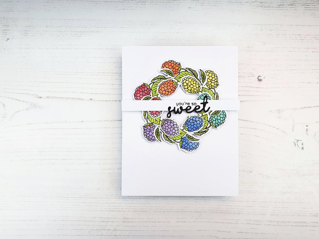 Altenew Mini Delight Mini Delight: Berry Sweet Stamp & Die Set