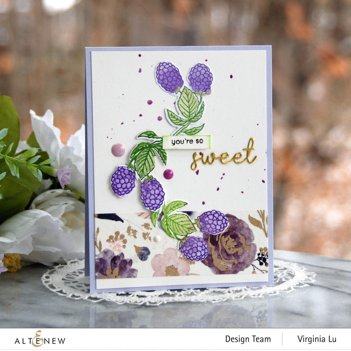 Altenew Mini Delight Mini Delight: Berry Sweet Stamp & Die Set