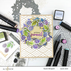 Altenew Mini Delight Mini Delight: Berry Sweet Stamp & Die Set