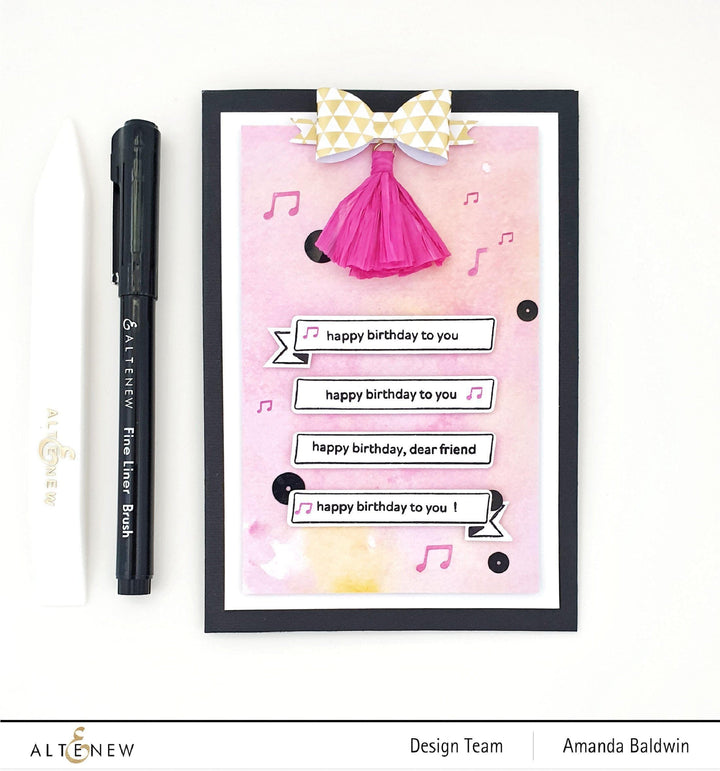 Altenew Mini Delight Mini Delight: Birthday Banner Stamp & Die Set