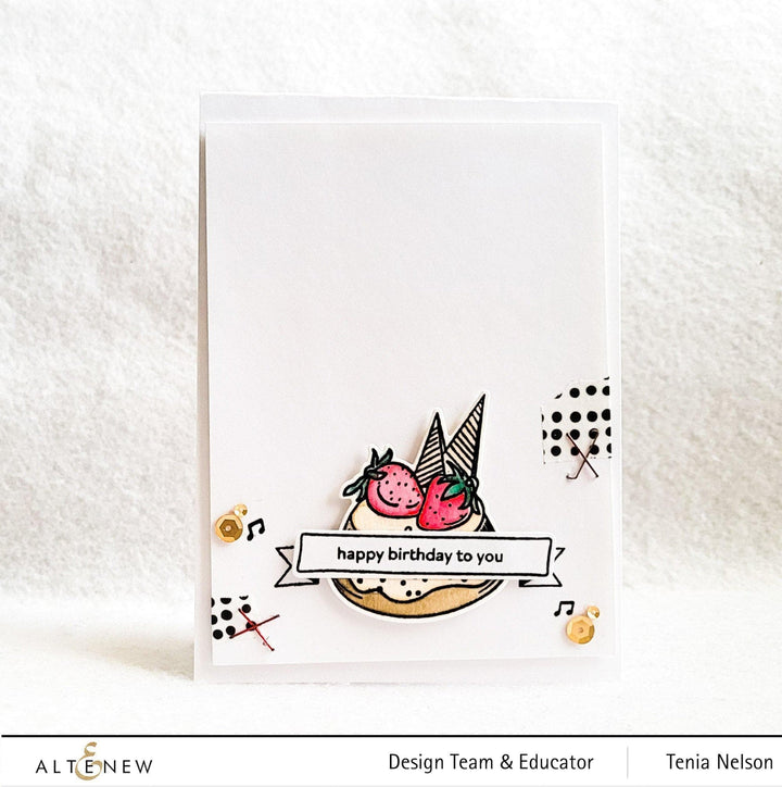 Altenew Mini Delight Mini Delight: Birthday Banner Stamp & Die Set