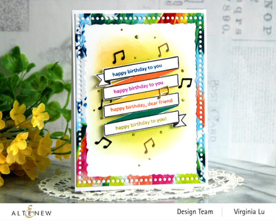 Altenew Mini Delight Mini Delight: Birthday Banner Stamp & Die Set
