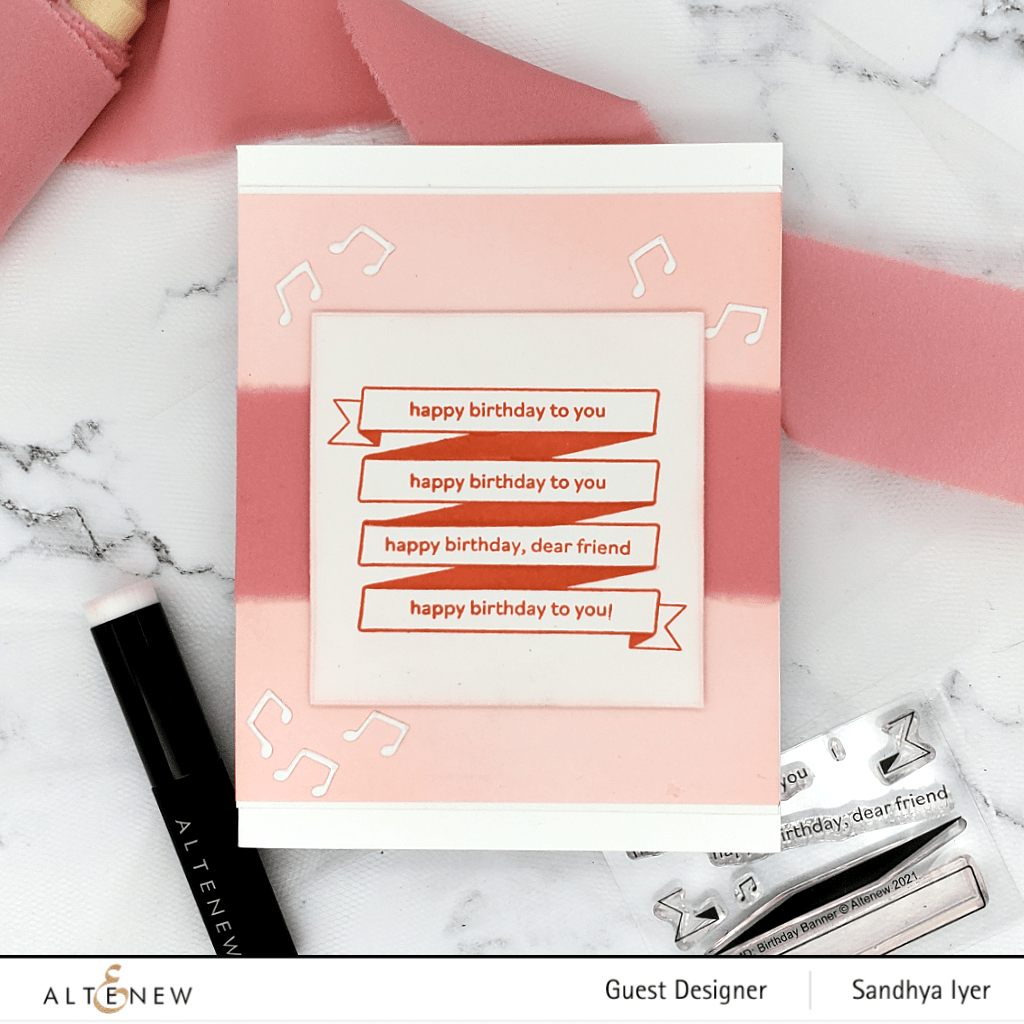 Altenew Mini Delight Mini Delight: Birthday Banner Stamp & Die Set