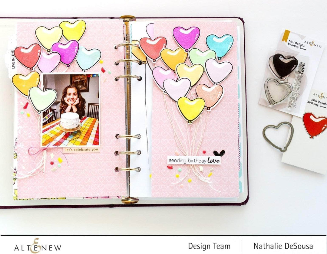Altenew Mini Delight Mini Delight: Birthday Love Stamp & Die Set