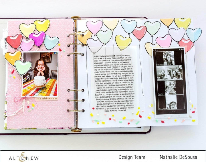 Altenew Mini Delight Mini Delight: Birthday Love Stamp & Die Set