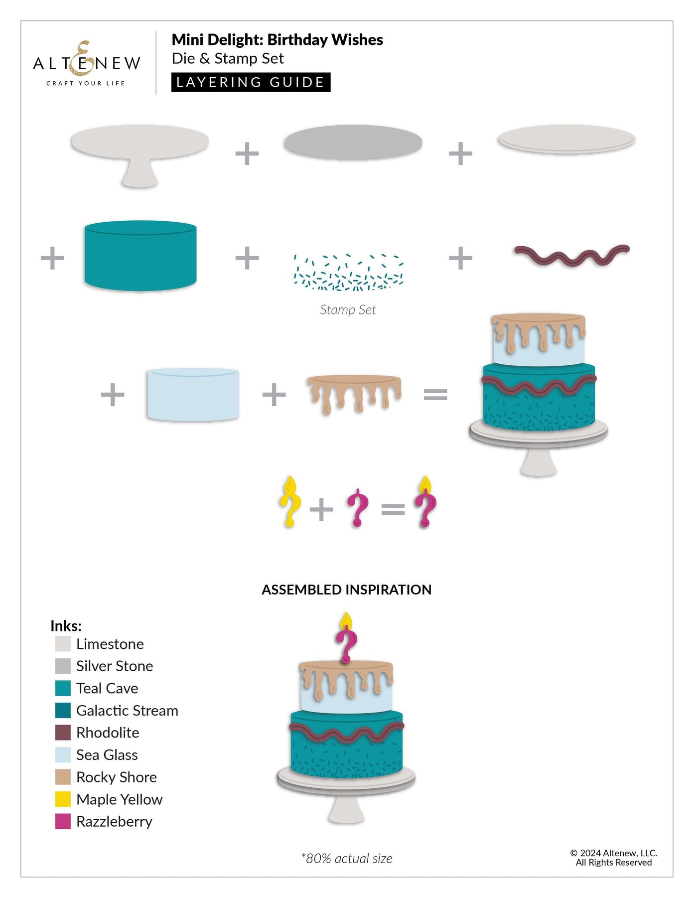 Mini Delight: Birthday Wishes Stamp & Die Set | Altenew