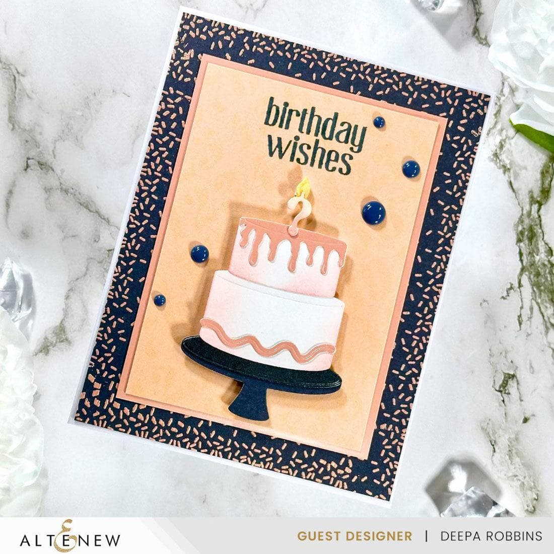 Mini Delight: Birthday Wishes Stamp & Die Set