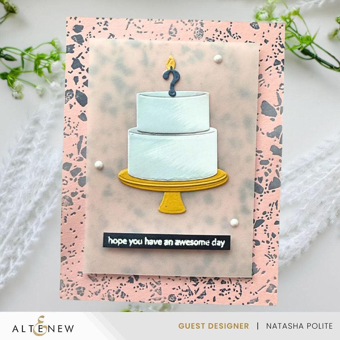 Mini Delight: Birthday Wishes Stamp & Die Set | Altenew