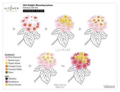 Mini Delight: Blooming Lantana Stamp & Die Set