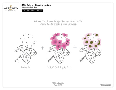 Mini Delight: Blooming Lantana Stamp & Die Set