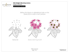 Mini Delight: Blooming Lantana Stamp & Die Set