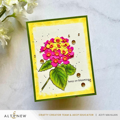 Mini Delight: Blooming Lantana Stamp & Die Set