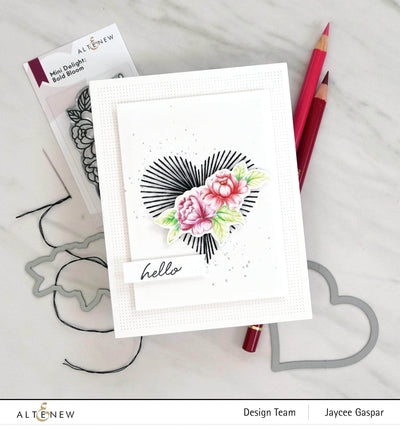 Altenew Mini Delight Mini Delight: Bold Bloom Stamp & Die Set