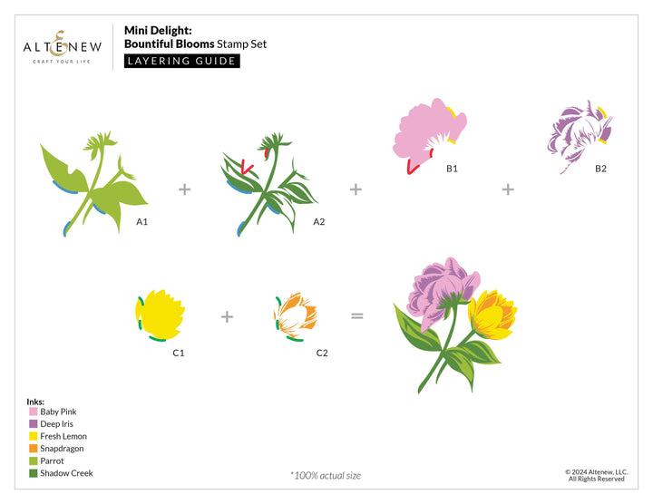 Mini Delight: Bountiful Blooms Stamp & Die Set