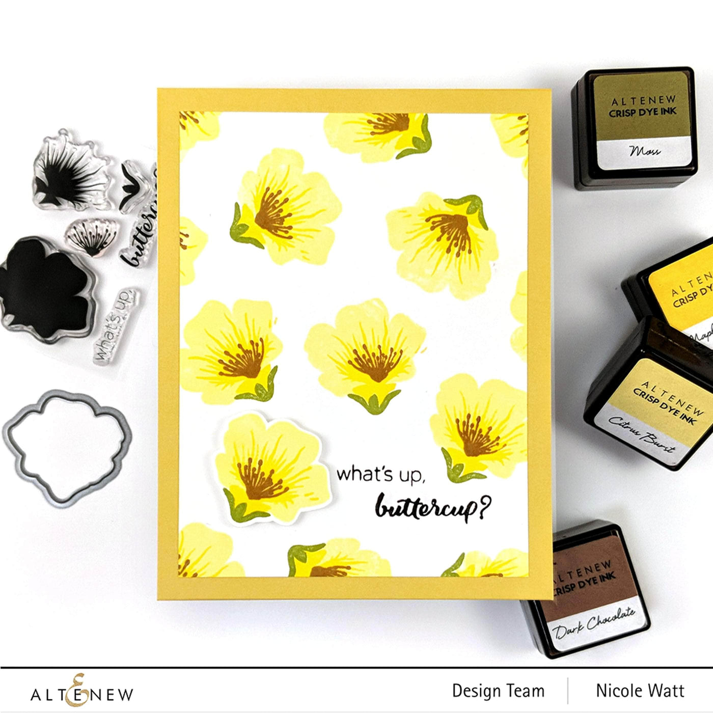 Altenew Mini Delight Mini Delight: Buttercup Stamp & Die Set