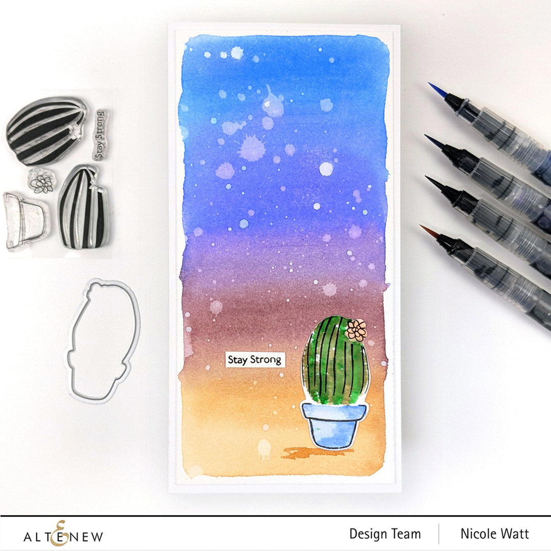 Altenew Mini Delight Mini Delight: Cactus Stamp & Die Set