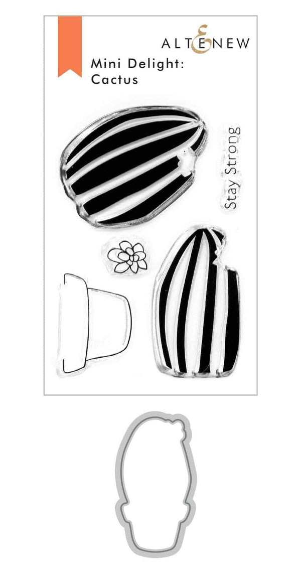 Altenew Mini Delight Mini Delight: Cactus Stamp & Die Set