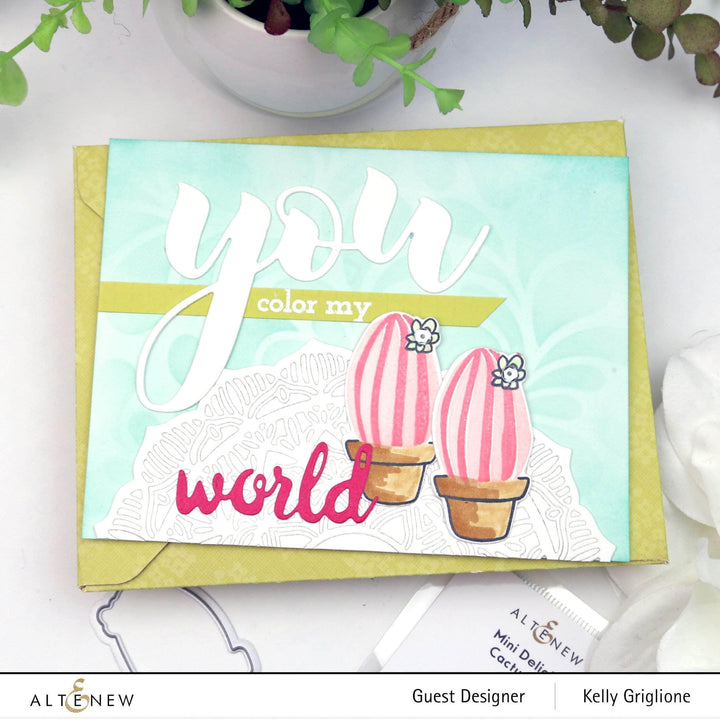 Altenew Mini Delight Mini Delight: Cactus Stamp & Die Set