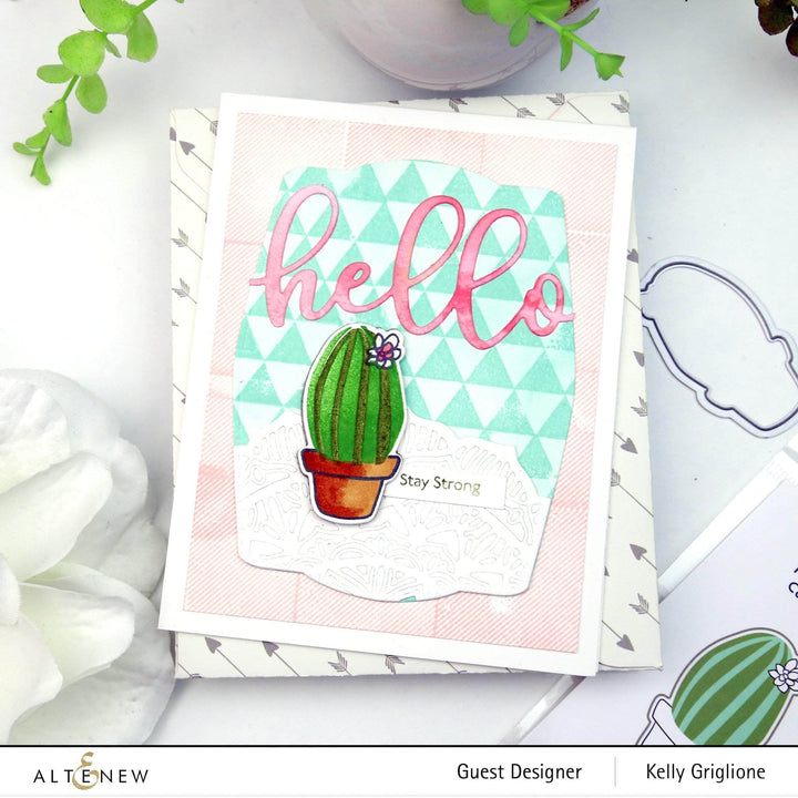 Altenew Mini Delight Mini Delight: Cactus Stamp & Die Set