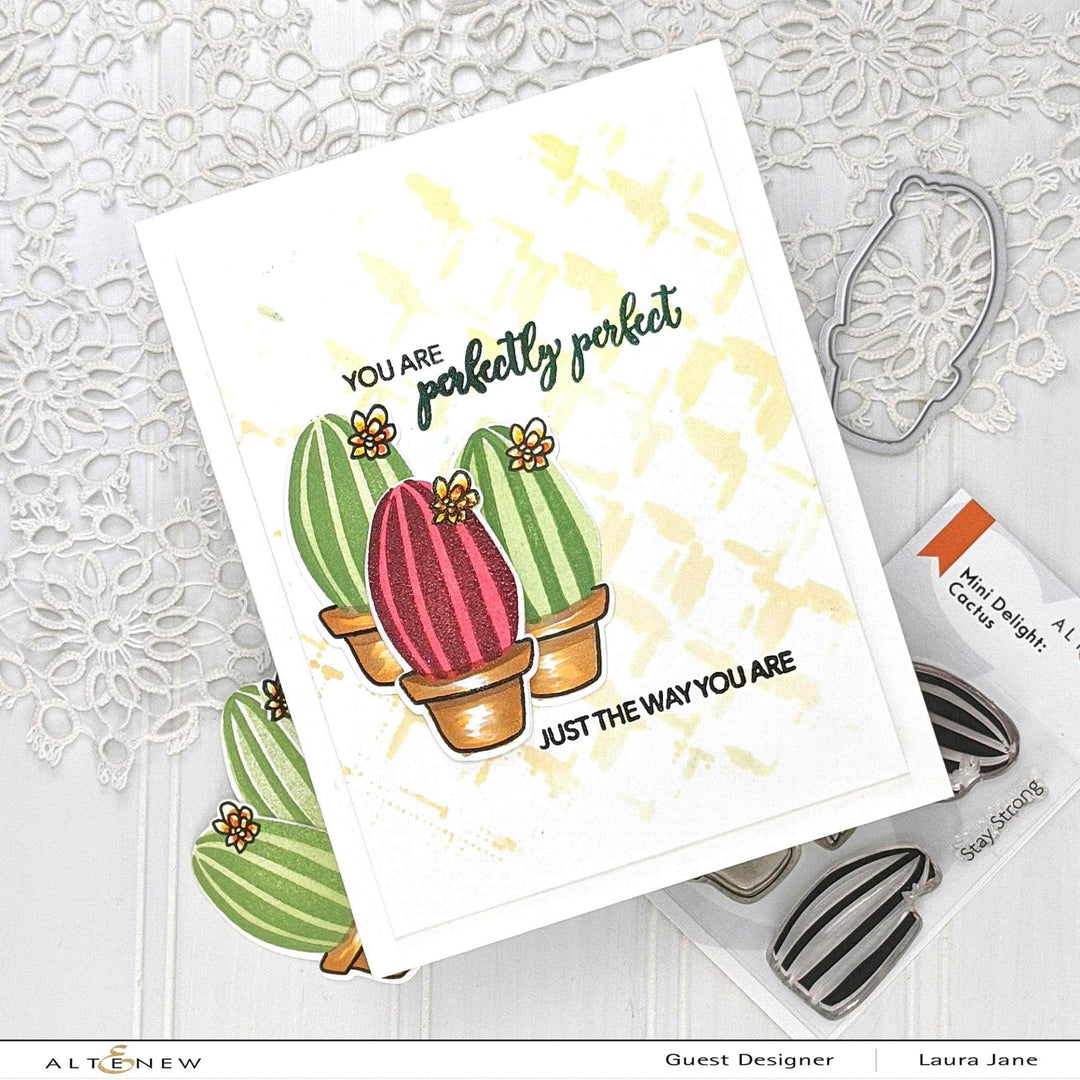 Altenew Mini Delight Mini Delight: Cactus Stamp & Die Set