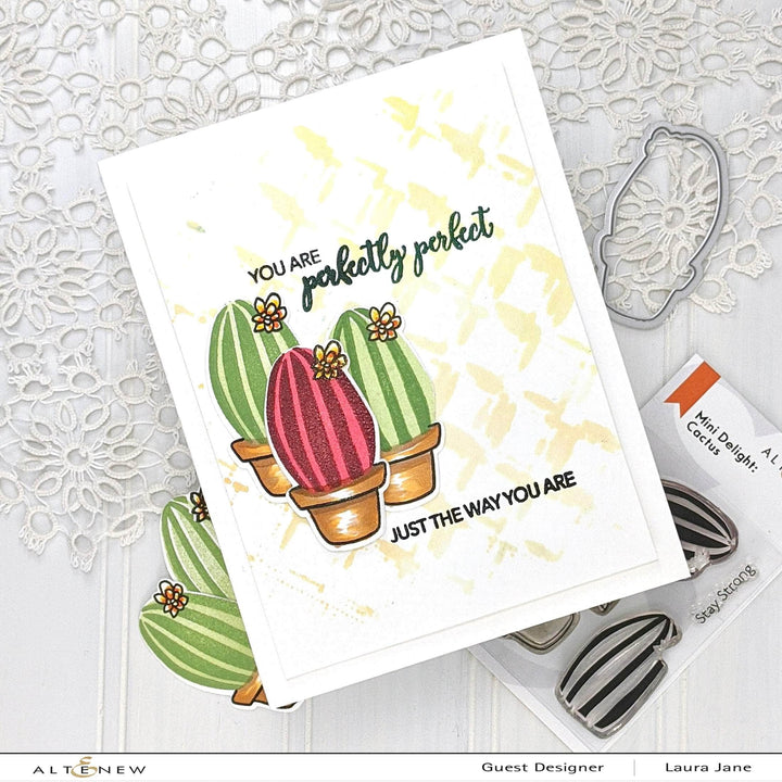 Altenew Mini Delight Mini Delight: Cactus Stamp & Die Set