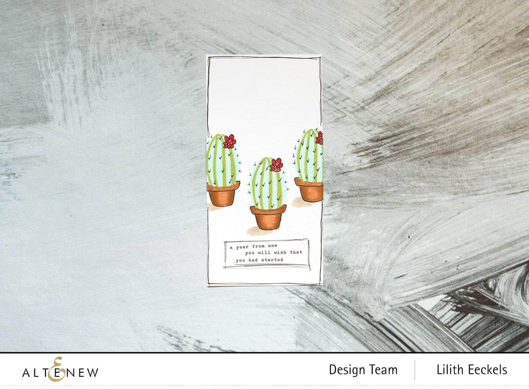 Altenew Mini Delight Mini Delight: Cactus Stamp & Die Set