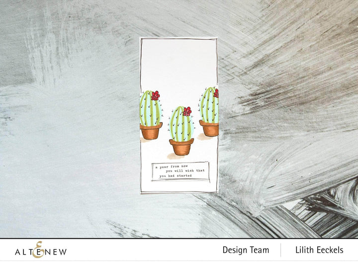 Altenew Mini Delight Mini Delight: Cactus Stamp & Die Set