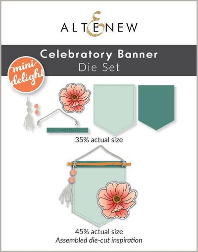 Mini Delight: Celebratory Banner Stamp & Die Set