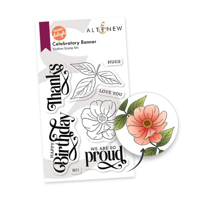 Mini Delight: Celebratory Banner Stamp & Die Set