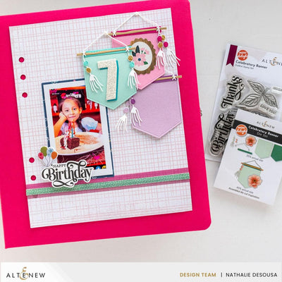 Mini Delight: Celebratory Banner Stamp & Die Set