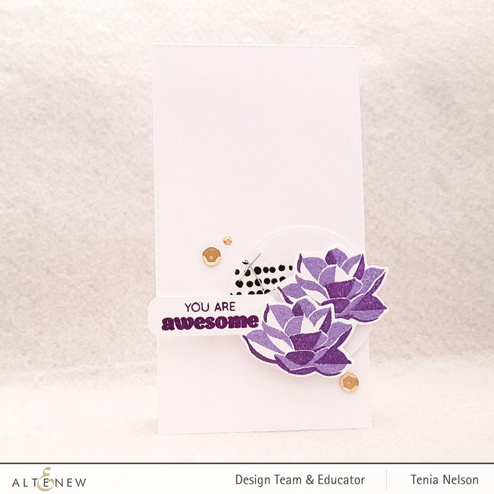 Altenew Mini Delight Mini Delight: Crystal Lotus Stamp & Die Set
