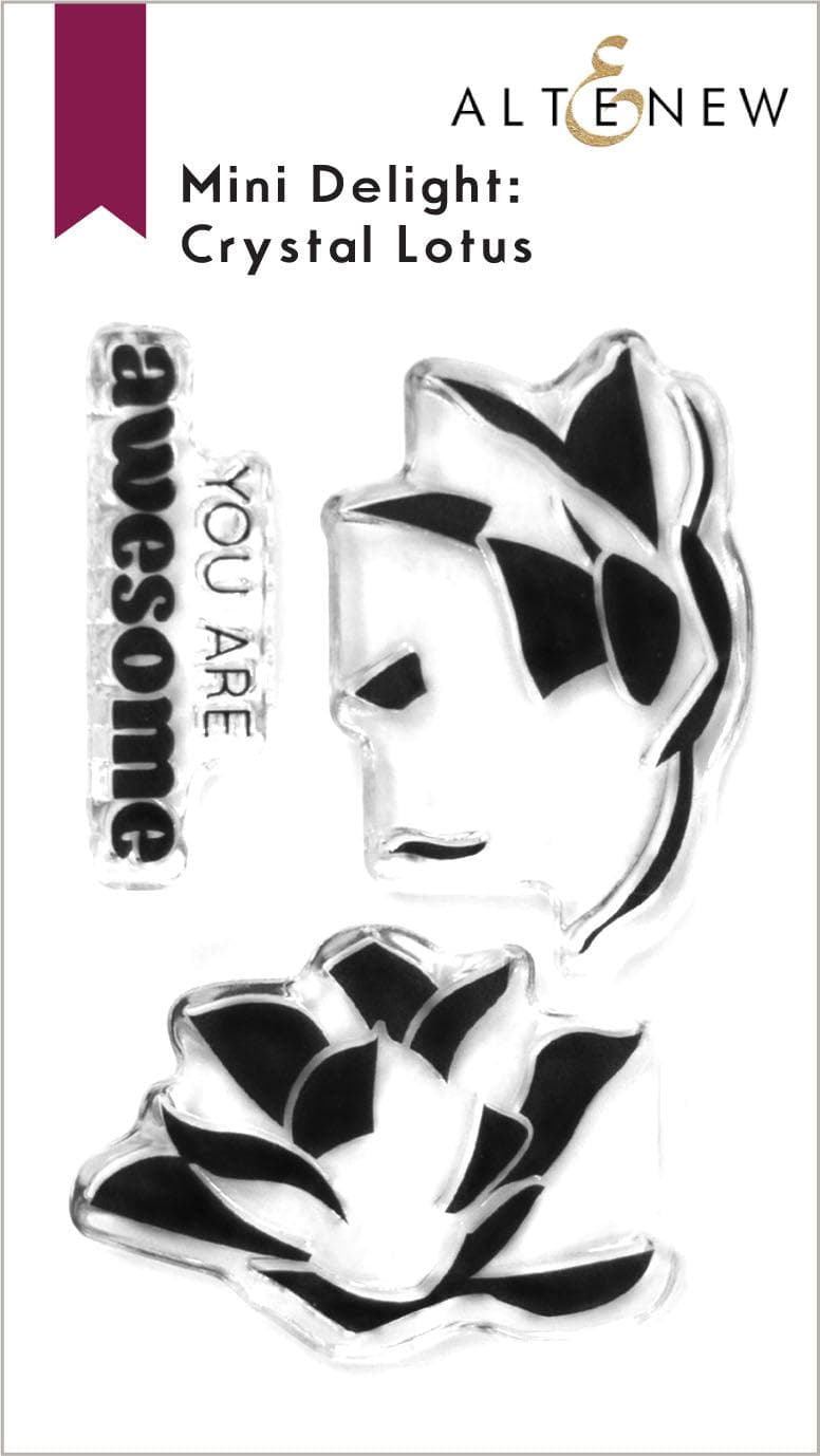 Altenew Mini Delight Mini Delight: Crystal Lotus Stamp & Die Set
