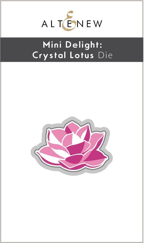 Altenew Mini Delight Mini Delight: Crystal Lotus Stamp & Die Set