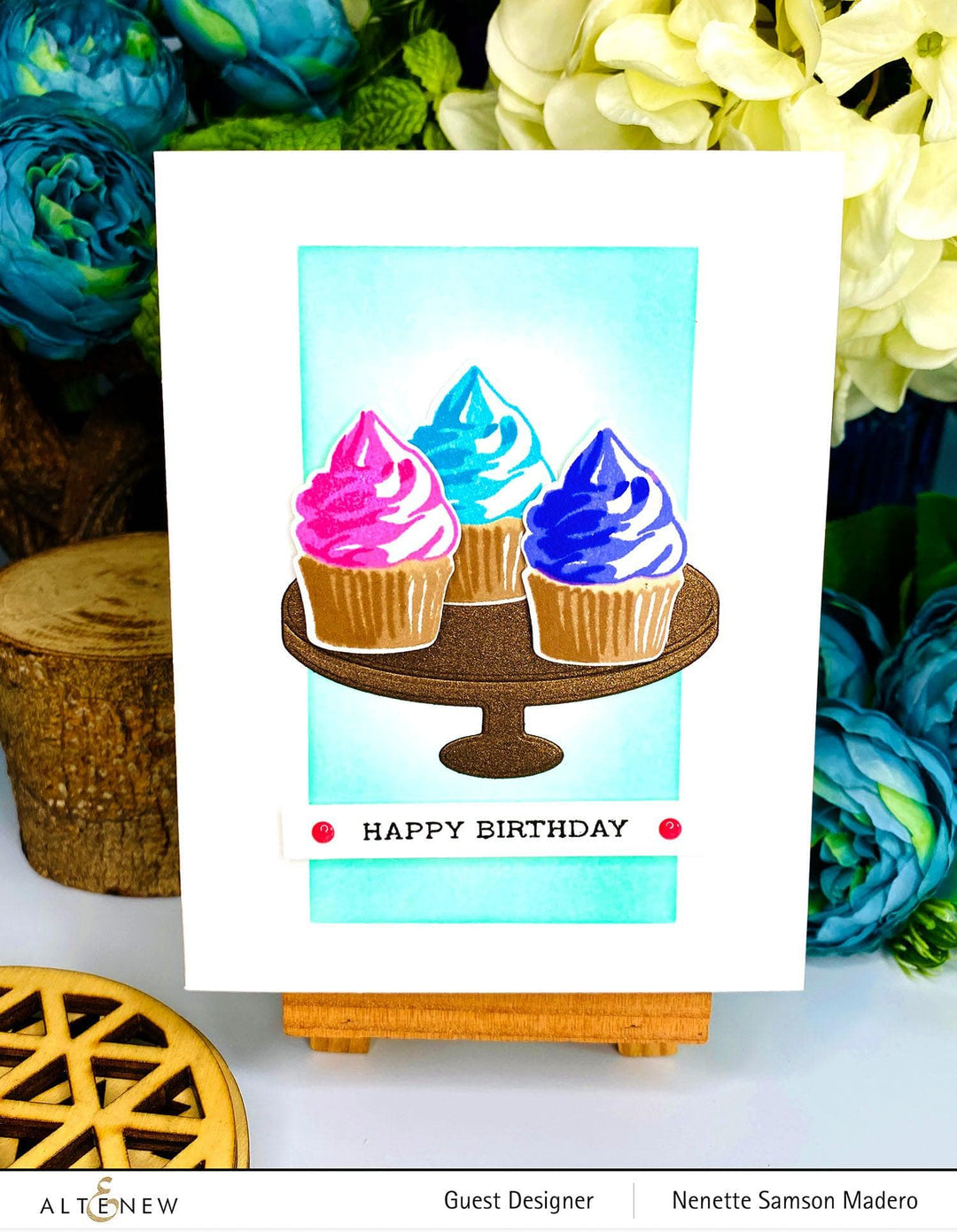 Altenew Mini Delight Mini Delight: Cupcake Stamp & Die Set