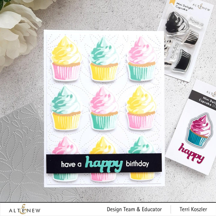 Altenew Mini Delight Mini Delight: Cupcake Stamp & Die Set