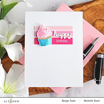 Altenew Mini Delight Mini Delight: Cupcake Stamp & Die Set