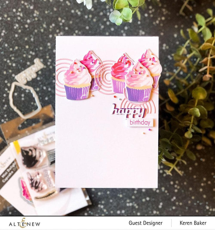 Altenew Mini Delight Mini Delight: Cupcake Stamp & Die Set